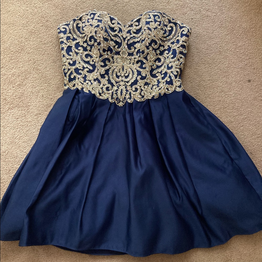 Strapless Homecoming Dress
